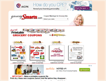 Tablet Screenshot of grocerysmarts.com